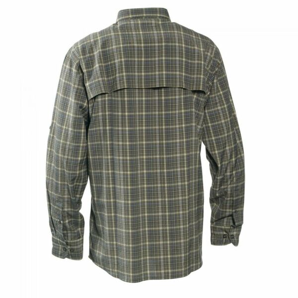 T. S.K.DEERHUNTER Elliott 399 Bambu Kareli Uzun.Kol Gömlek 43/44