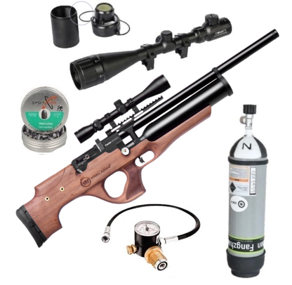 Kral Arms Puncher Monarchı Pcp Havalı Tüfek Seti