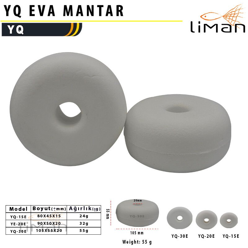 Liman YQ EVA Mantar-BEYAZ 30