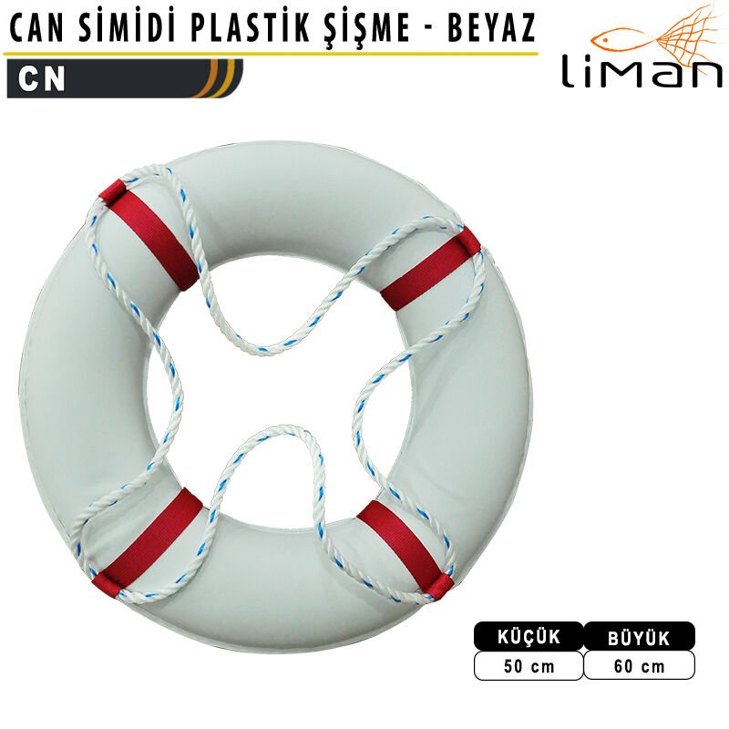 Liman Can Simidi Plastik Şişme - BEYAZ Büyük