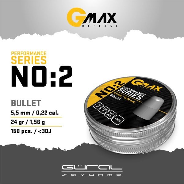 Gmax No:2 Performance Series 5,5 Havalı Saçma