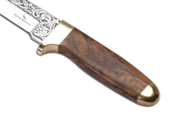 Bora 501 C Tanto Ceviz Saplı Gravürlü Bıçak