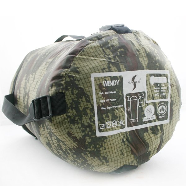 SAVAGE YS-507 -15 C Dijital Kamuflaj Uyku Tulumu