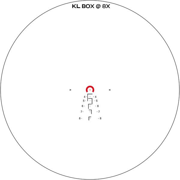 Arken Optics EP-8 1-8x28 FFP KLBOX (MOA) Tüfek Dürbünü