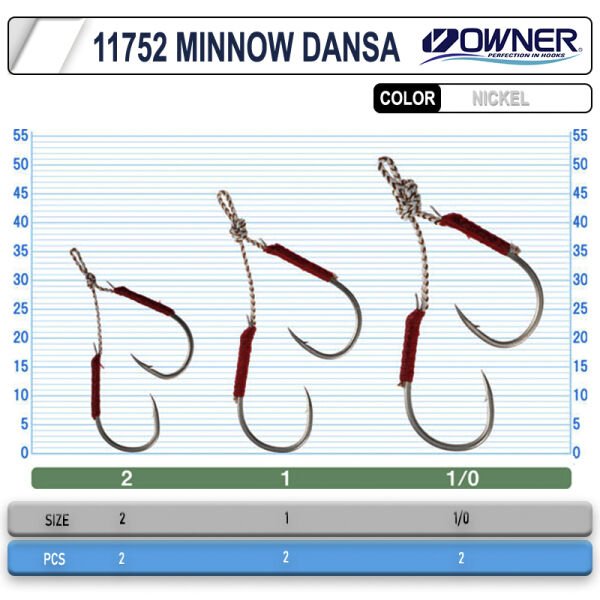 Cultiva 11752 Jig Minnow Dansa Assist İğne 1