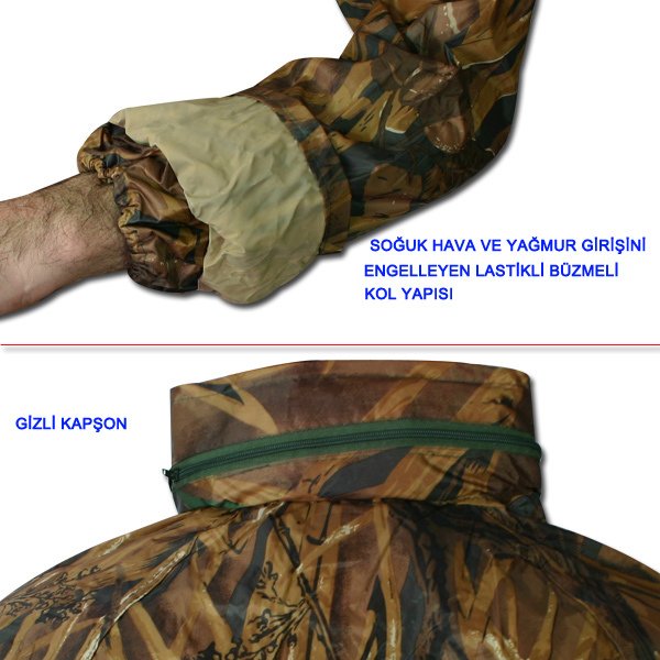 Imperteks Pardesü Yağmurluk 11011 (Sazlık Desen) XL