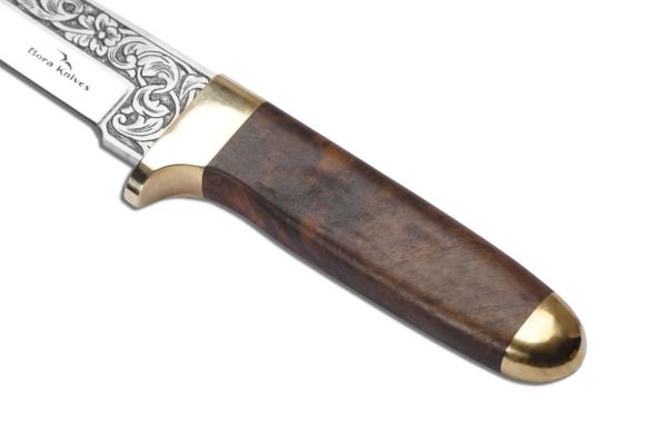 Bora 501 C Tanto Ceviz Saplı Gravürlü Bıçak