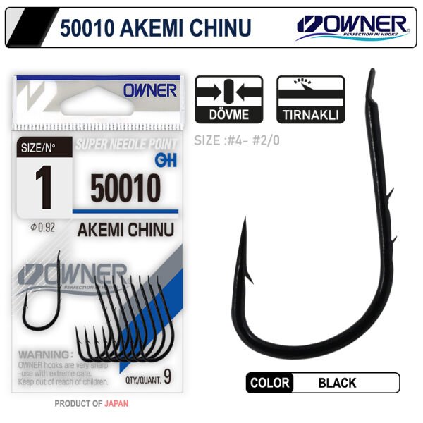 Owner 50010 Akemi Chinu Black İğne 3