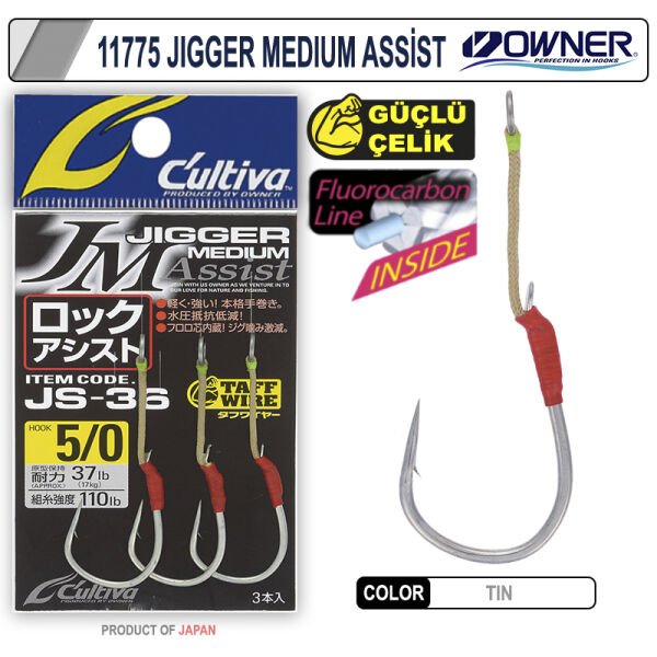 Cultiva 11775 Jigger Medium Assist İğne 5-0