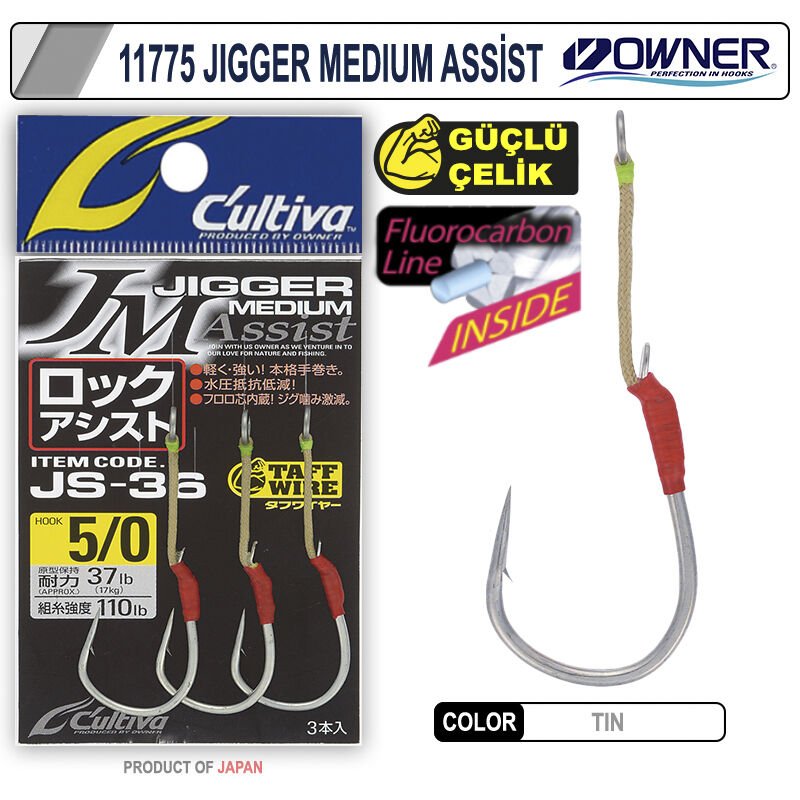Cultiva 11775 Jigger Medium Assist İğne 6-0