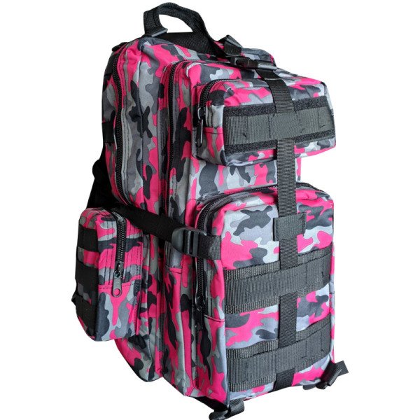 Royal Tactical İthal Sırt Çantası Pembe-Gri Kamuflaj 25-30 LT
