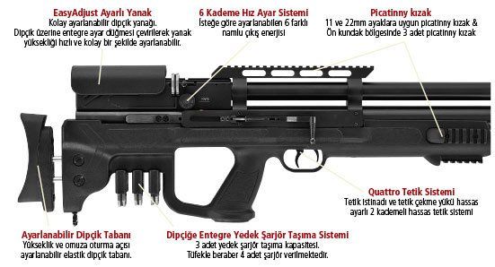 Hatsan Gladıus Pcp Havalı Tüfek Seti
