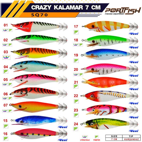 Portfish Crazy Kalamar Zokası 7 cm 02