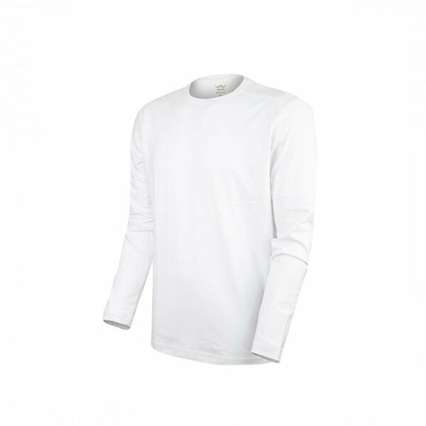 VAV Baseti-04 Uzun Kol Sweatshirt Beyaz M
