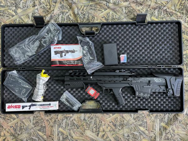 Aksa Arms Crossfire T12  Pompalı Ve Otomatik (Hybrid) Şarjörlü Av Tüfeği