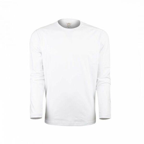 VAV Baseti-04 Uzun Kol Sweatshirt Beyaz S