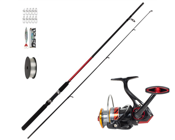 Remixon Expert 4000 Bauer Spinex 270 cm 10-40 Gr. Atarlı Spin Olta Seti