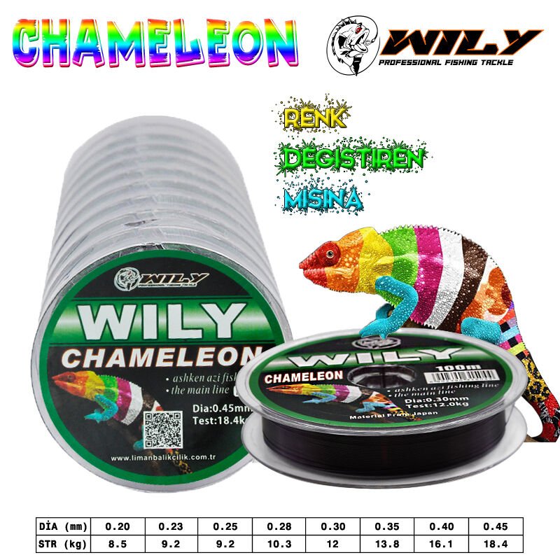 Wily Chameleon Misina 100 mt Devamlı 0,25