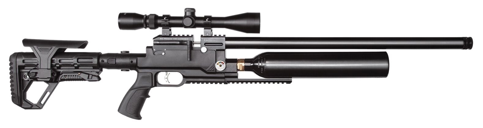 Kral Arms Puncher Jumbo Dazzle Siyah Pcp Havalı Tüfek