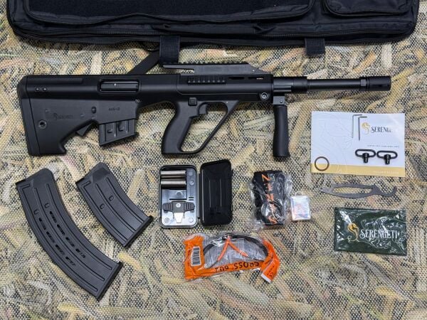 Serengeti AUG 12 Siyah Şarjörlü Av Tüfeği 12 Kalibre