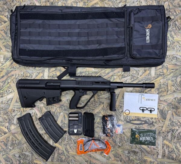 Serengeti AUG 12 Siyah Şarjörlü Av Tüfeği 12 Kalibre