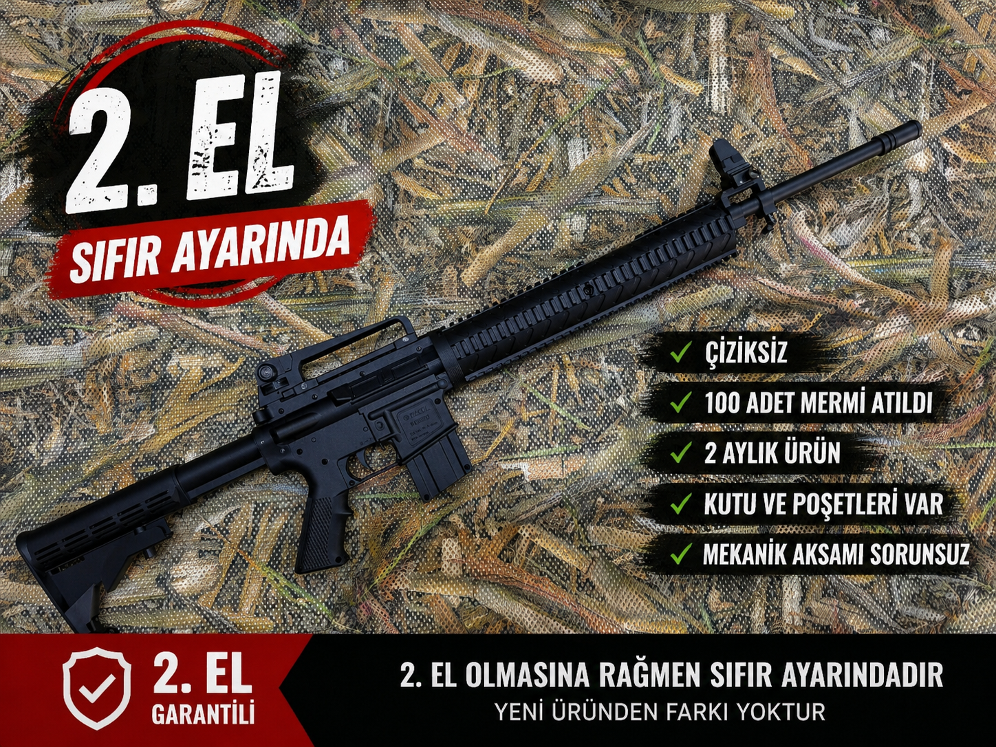 Ekol MS Havalı Tüfek Sıfır Ayarında 2. El ( SATILDI )