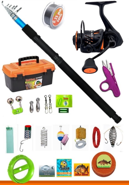 Savage Gear Orange LTD 3000 FD 9 Bilyeli Olta Seti