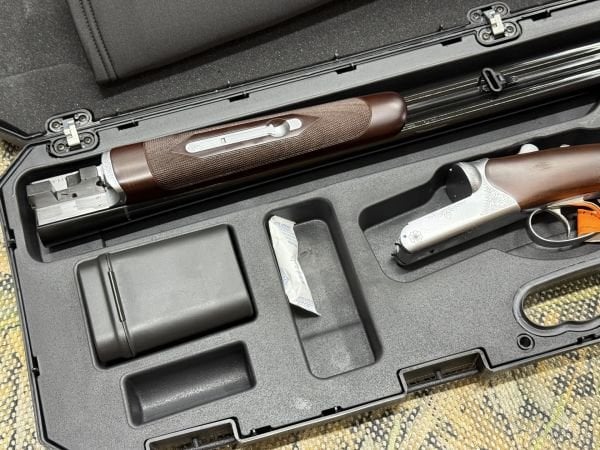 Huğlu 202 B Beyaz 12 Cal. Çifte Av Tüfeği