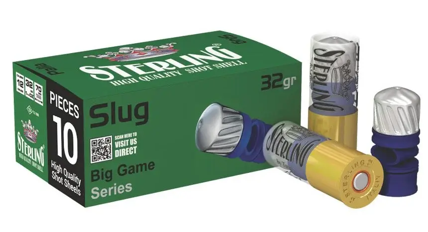 Sterling Palla Slug Big Game 12 Kalibre Tek Kurşun Av Fişeği