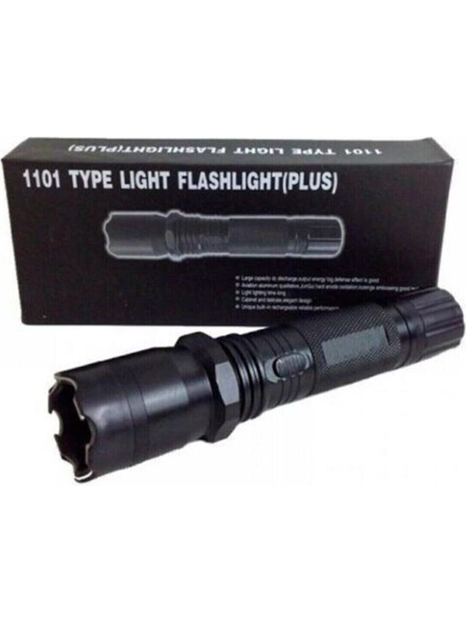 1101 Type Lıght Flashlıght (Plus) Elektroşoklu 220V Şarjlı El Feneri