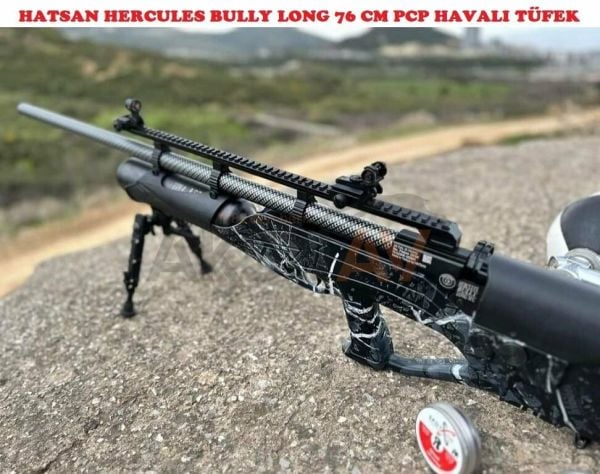 Hatsan Hercules Bully Long MC Karbon Pcp Havalı Tüfek Seti