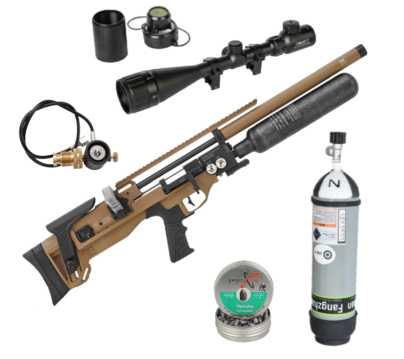 Hatsan Factor BP FDE ( Regülatörlü ) Pcp Havalı Tüfek Seti