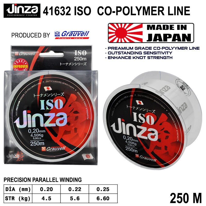 Jinza Iso 250m Monofilament Misina 0,20