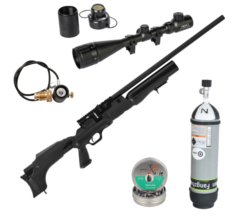 Hatsan Hercules 6 Yiv 6 Set Hercules 666 PCP Havalı Tüfek Seti