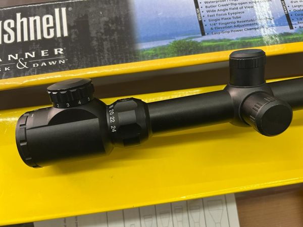 Bushnell 6-24x50AOEG Işıklı Paralax'lı Tüfek Dürbünü