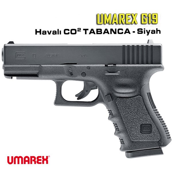 Glock 19 6 mm Havalı Tabanca Siyah