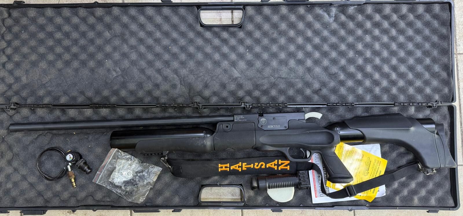 Hatsan Hercüles Pcp Havalı Tüfek Seti 2. El 6.35 Kalibre