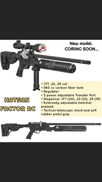 Hatsan Factor Rc Pcp Havalı Tüfek Seti