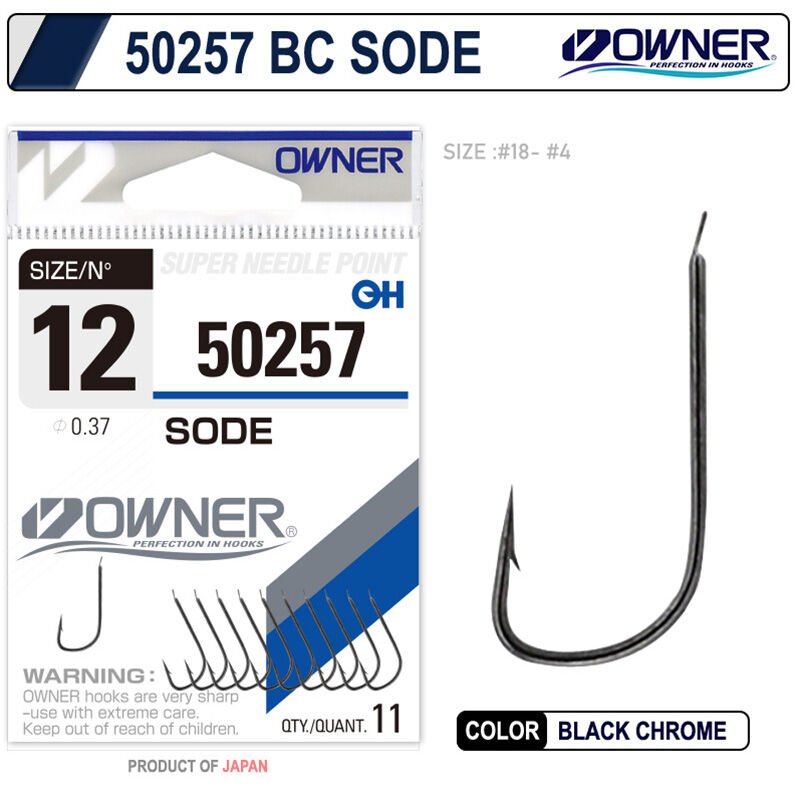 Owner 50257 Sode Black Chrome İğne 4