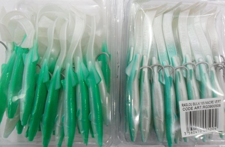 Raglou Nacre Vert Boy: 16 CM