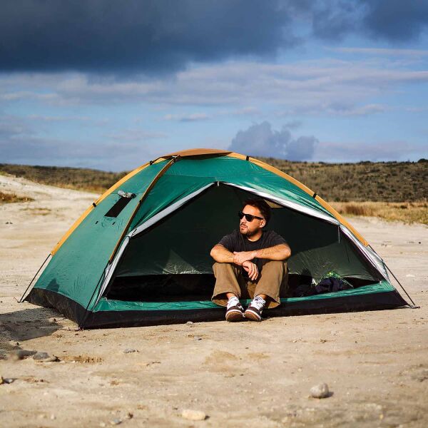 FreeCamp Monodome Plus 4 Kişilik Kamp Çadırı-YEŞİL