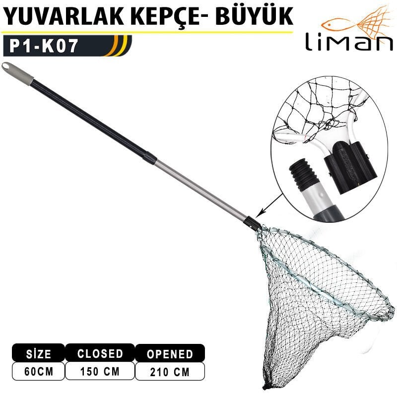 Liman Yuvarlak Teleskopik Kepçe Büyük