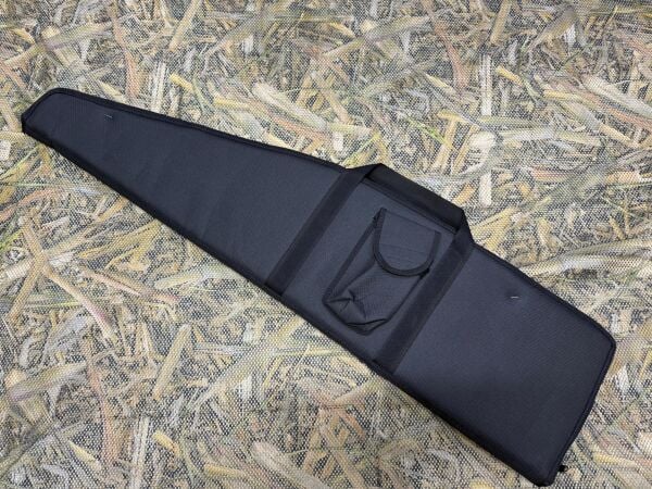 Şarjörlü Tüfek Kılıfı 2 Şarjör Cepli Siyah