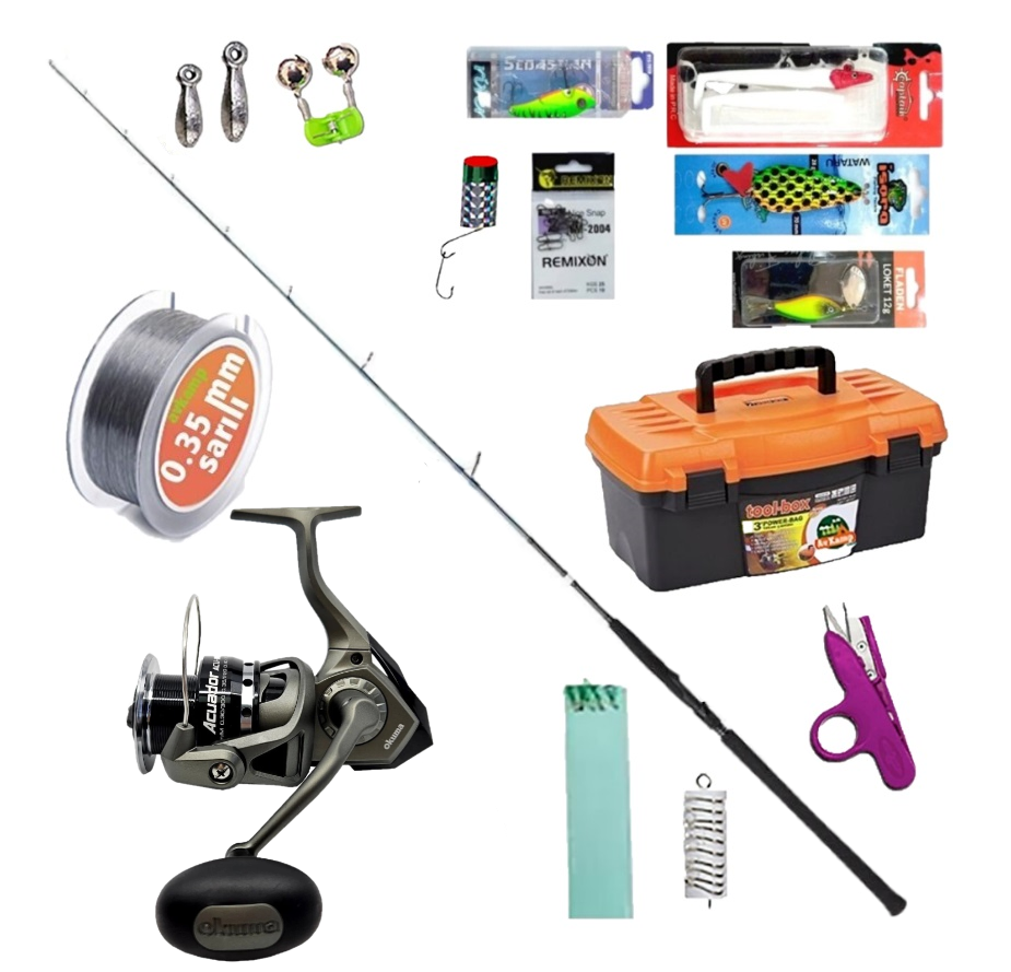 Savage Gear SGS2 Jigging 1.80m & Okuma Acuador ACU-6000A Derin Su Jig Olta Seti