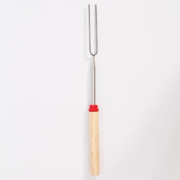 FreeCamp Teleskobik Barbekü Çatalı-KIRMIZI