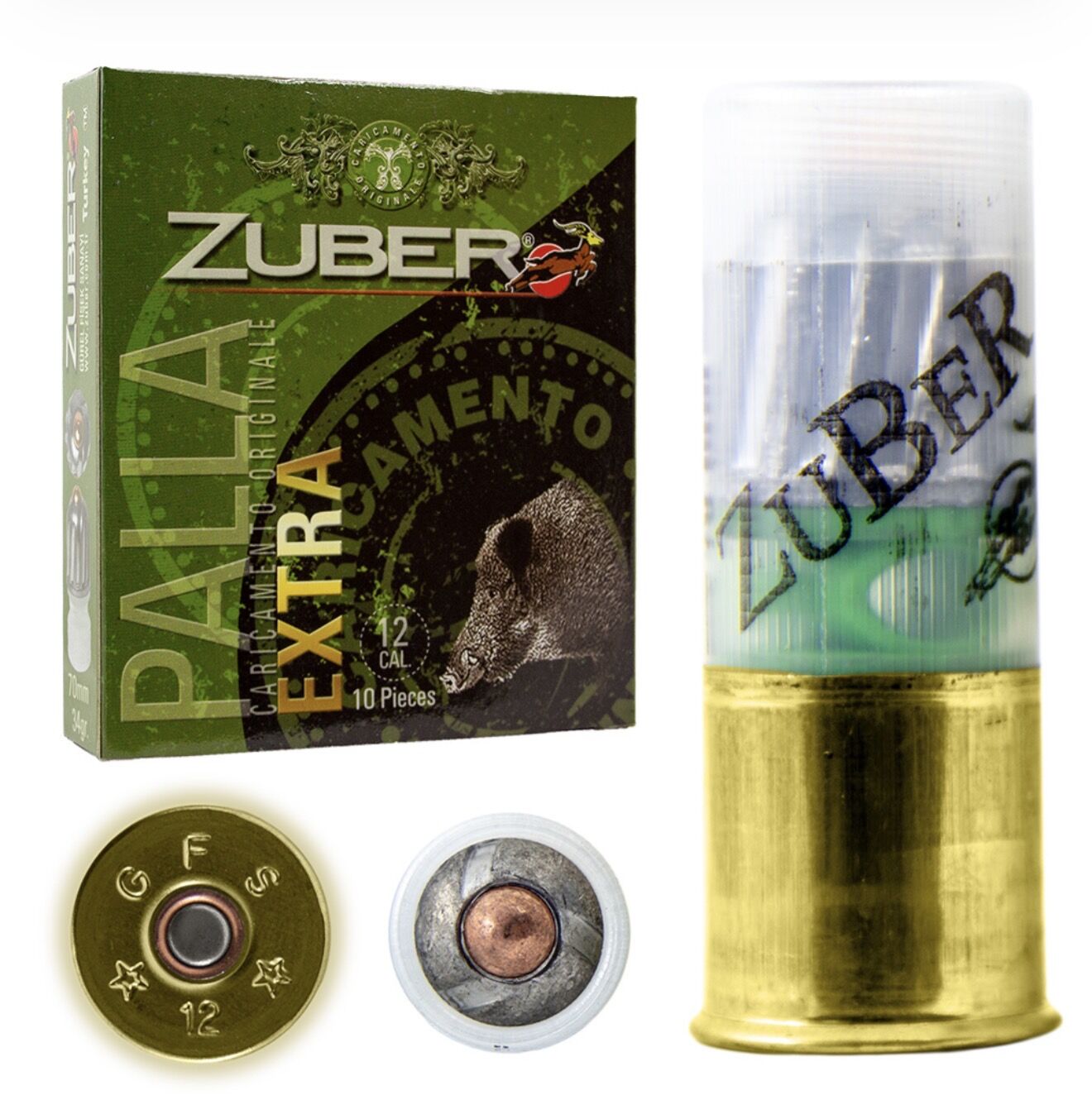 Zuber Palla Extra 12 Kalibre Tek Kurşun