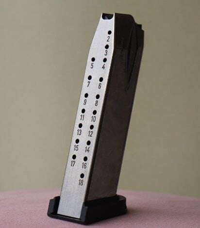 HS 2000 / Springfield Xd9 Için 18+1 Kapasiteli Yedek Şarjörü