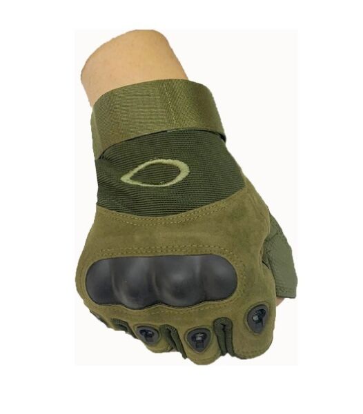 Oakley Taktik Kesik Eldiven Haki