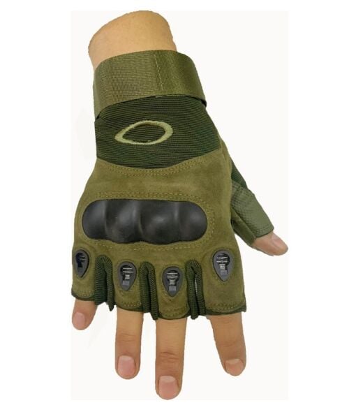 Oakley Taktik Kesik Eldiven Haki