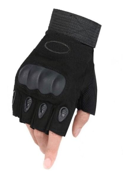 Oakley Taktik Kesik Eldiven Siyah